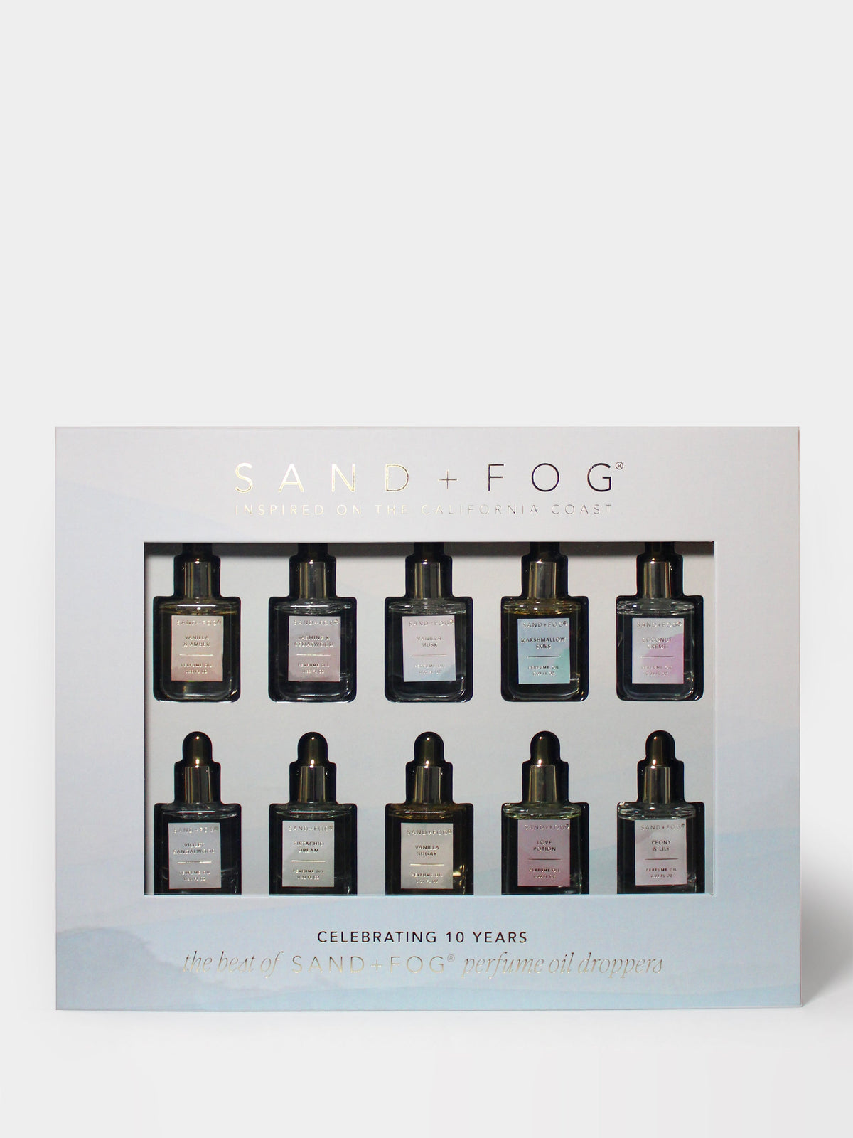 Ten Year Anniversary Perfume Oil Dropper Set - Fine Fragrance
