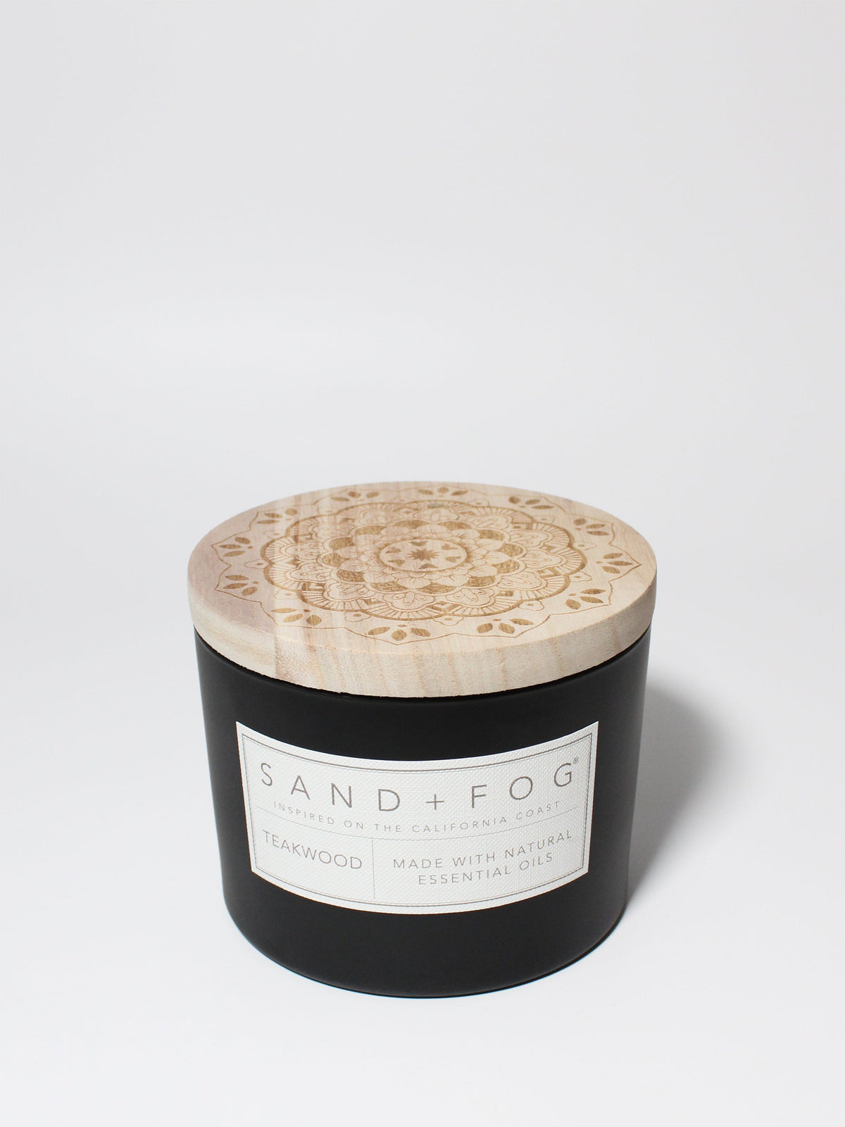 Teakwood 12 oz scented candle - Home Fragrance