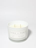 Sand + Paws Ocean Mist 12 oz scented candle - Fine Fragrance