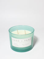 Sand + Paws Fresh Jasmine 12 oz scented candle - Fine Fragrance