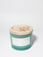 Sand + Paws Fresh Jasmine 12 oz scented candle - Fine Fragrance