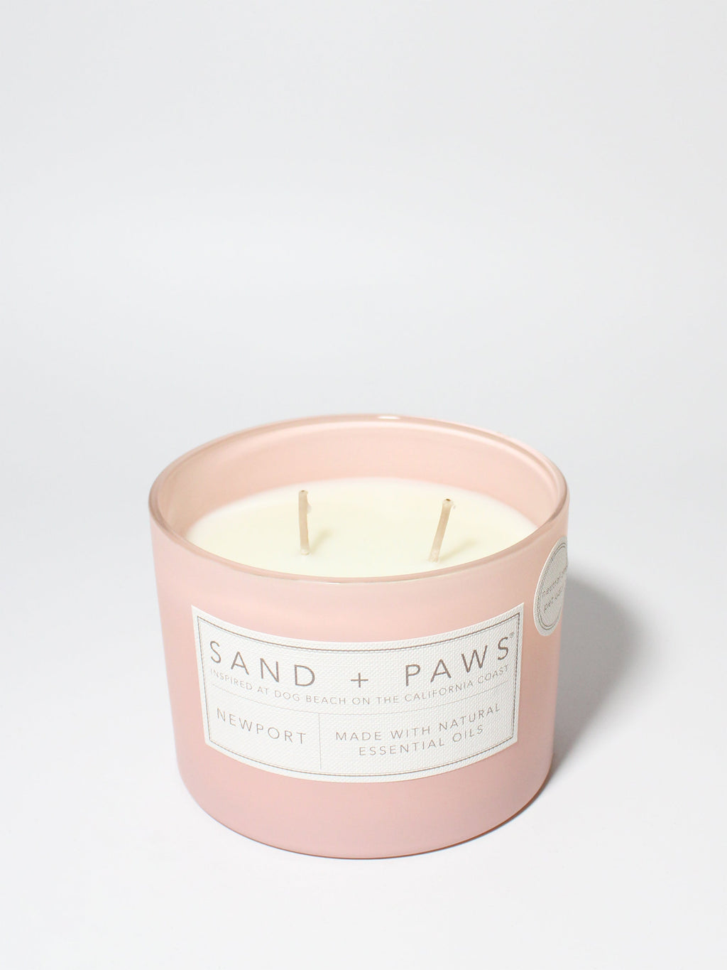 Sand + Paws Newport 12 oz scented candle - Fine Fragrance