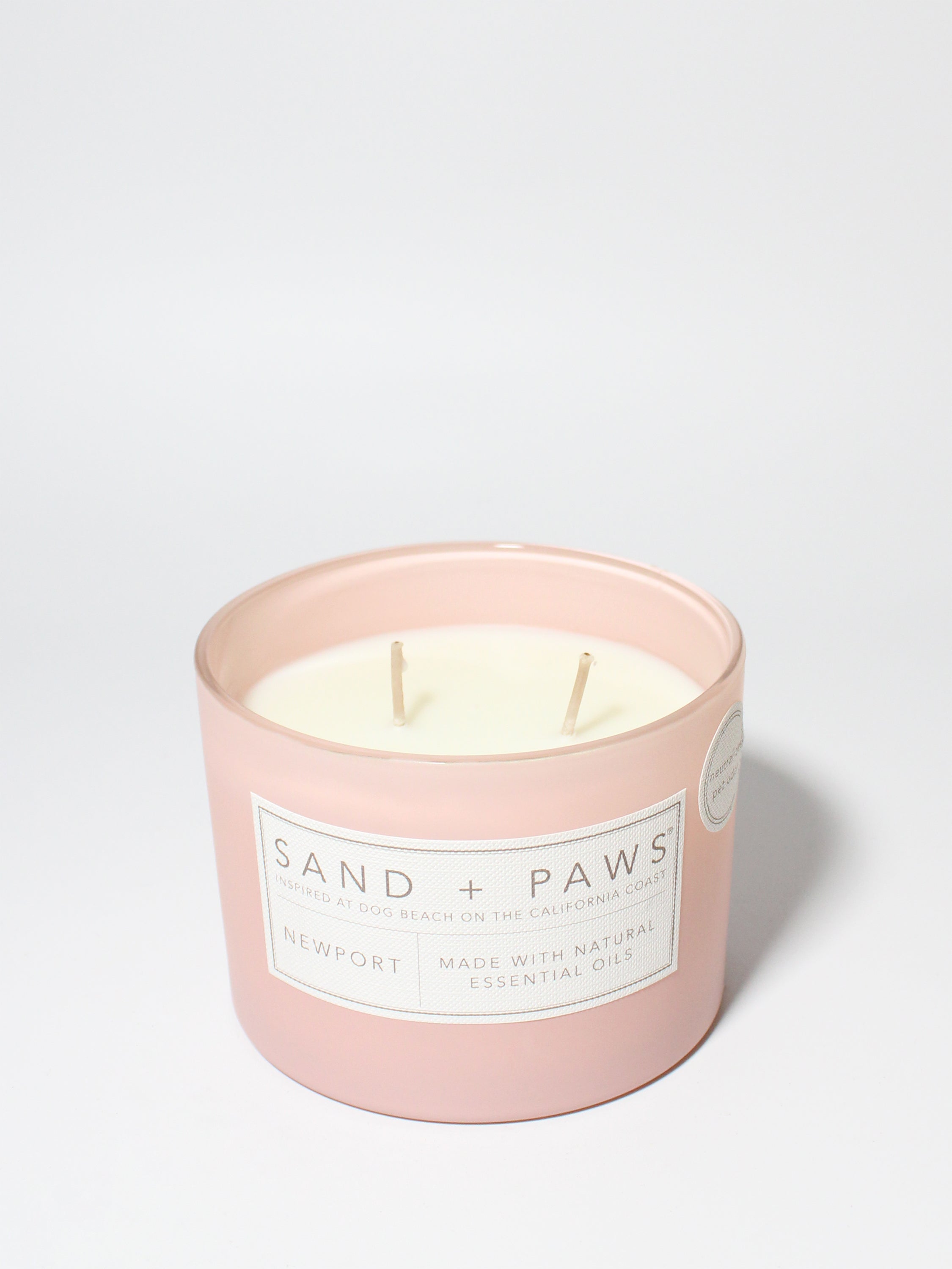 Sand + Paws Newport 12 oz scented candle - Fine Fragrance