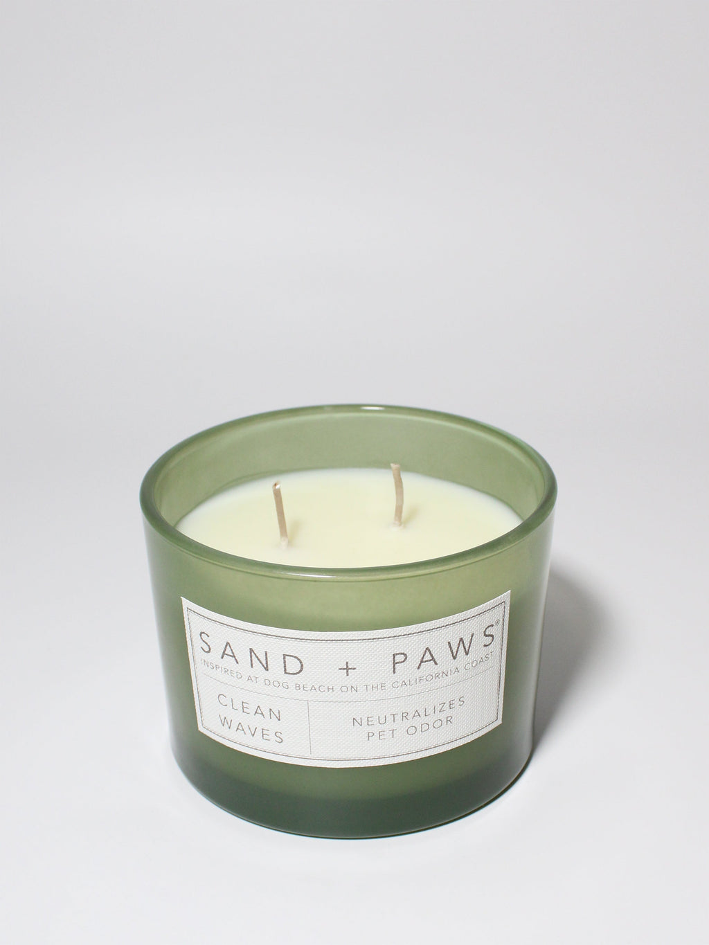 Sand + Paws Clean Waves 12 oz scented candle - Fine Fragrance