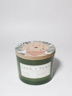 Sand + Paws Clean Waves 12 oz scented candle - Fine Fragrance