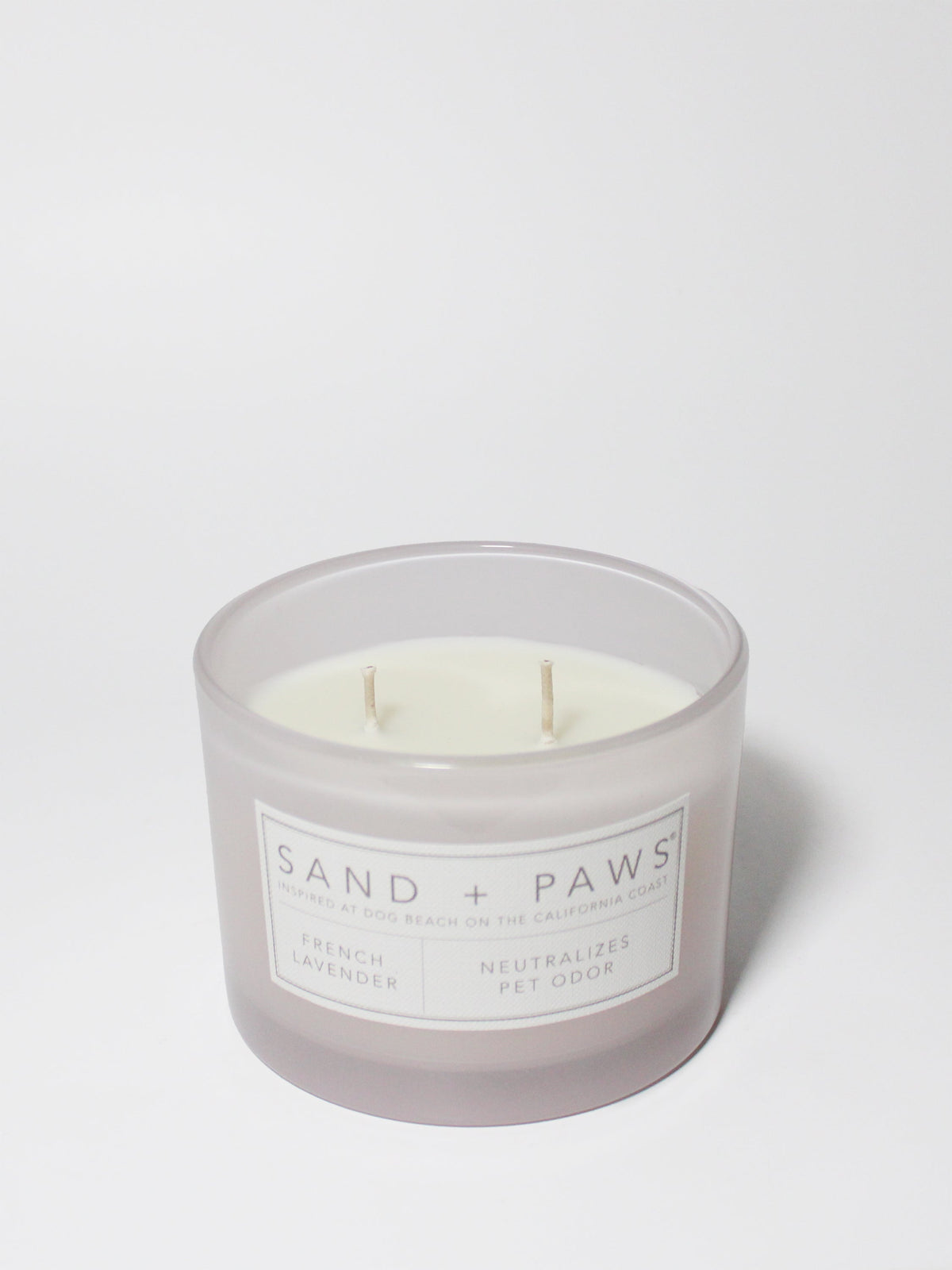 Sand + Paws French Lavender 12 oz scented candle - Fine Fragrance
