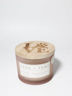 Sand + Paws Ocean & Sea Salt 12 oz scented candle - Fine Fragrance