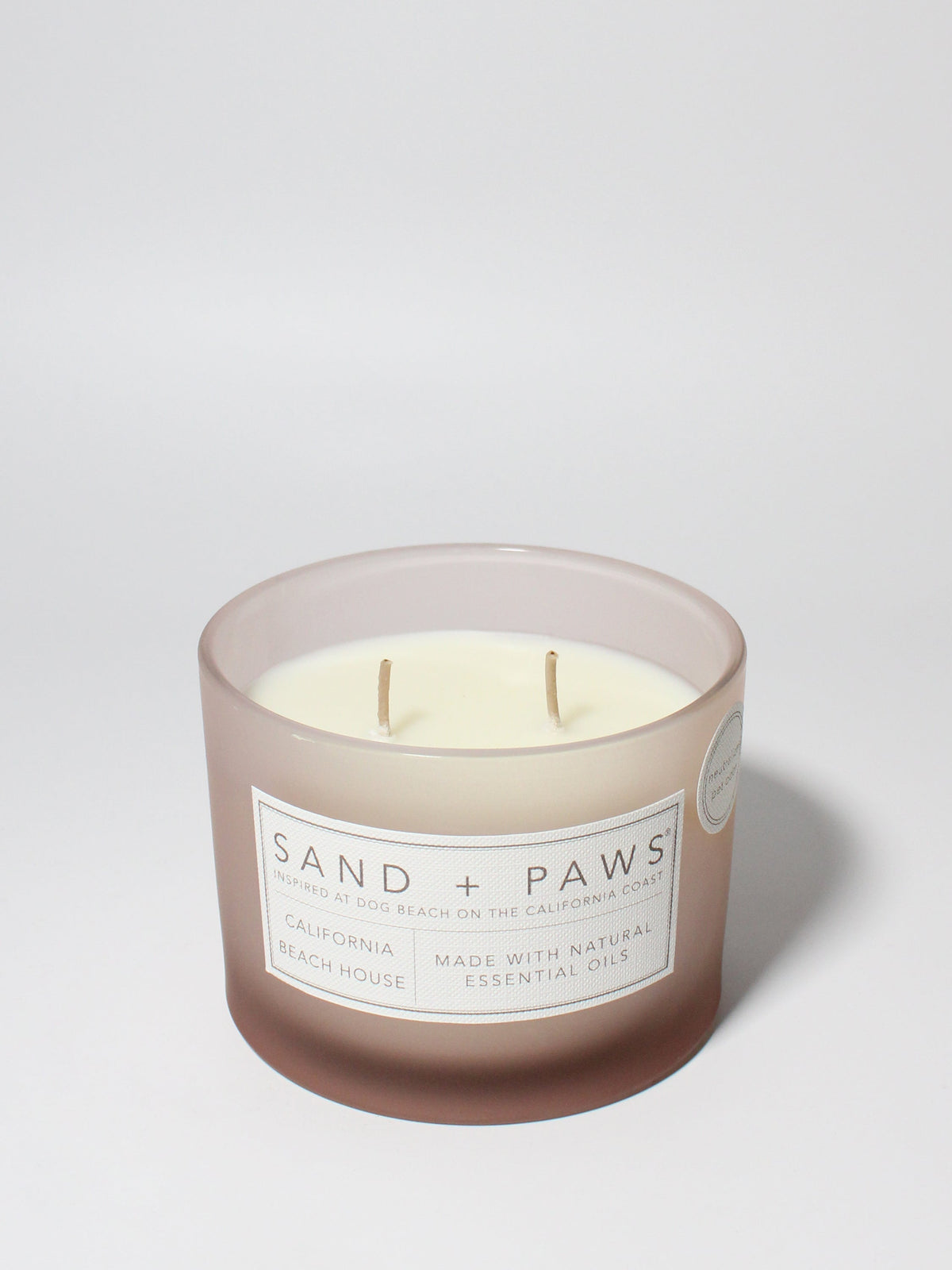 Sand + Paws California Beach House 12 oz scented candle - Fine Fragrance