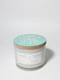 Sand + Paws Gardenia 12 oz scented candle - Fine Fragrance
