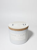 Sand + Paws Island Orchid 12 oz scented candle - Fine Fragrance