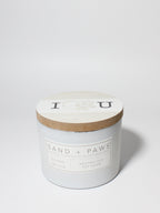 Sand + Paws Island Orchid 12 oz scented candle - Fine Fragrance