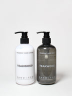 Teakwood Soap & Lotion Set - Sink Essential