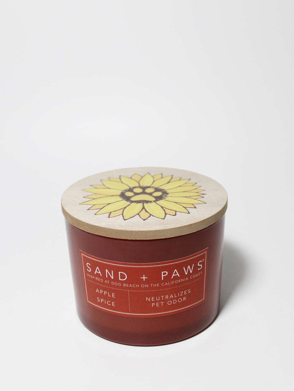 Sand + Paws Apple Spice 12 oz scented candle - Fine Fragrance