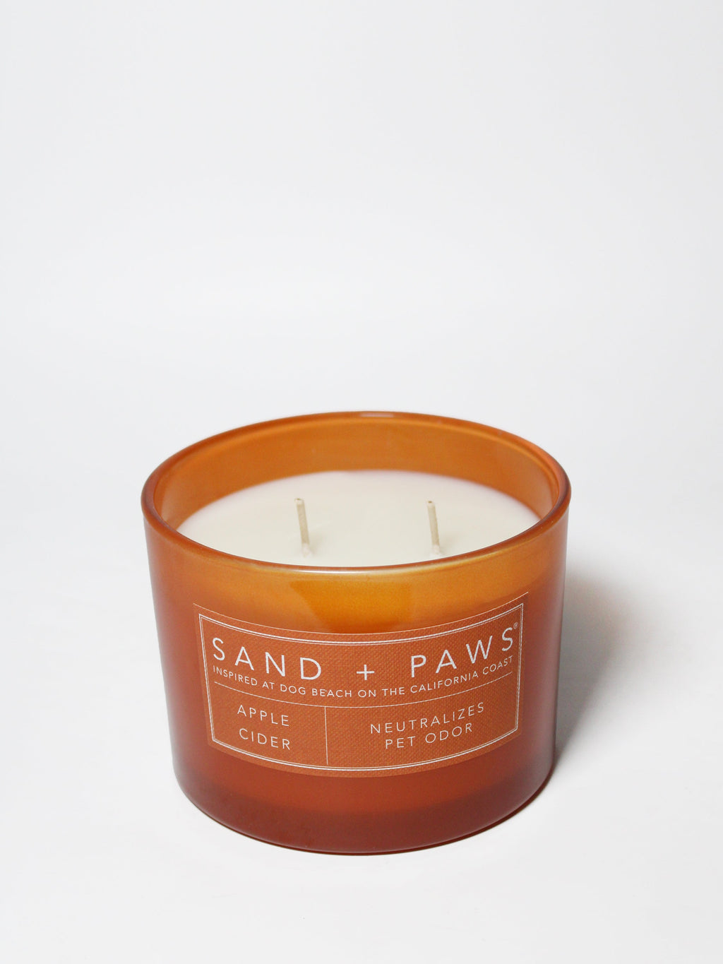 Sand + Paws Apple Cider 12 oz scented candle - Fine Fragrance