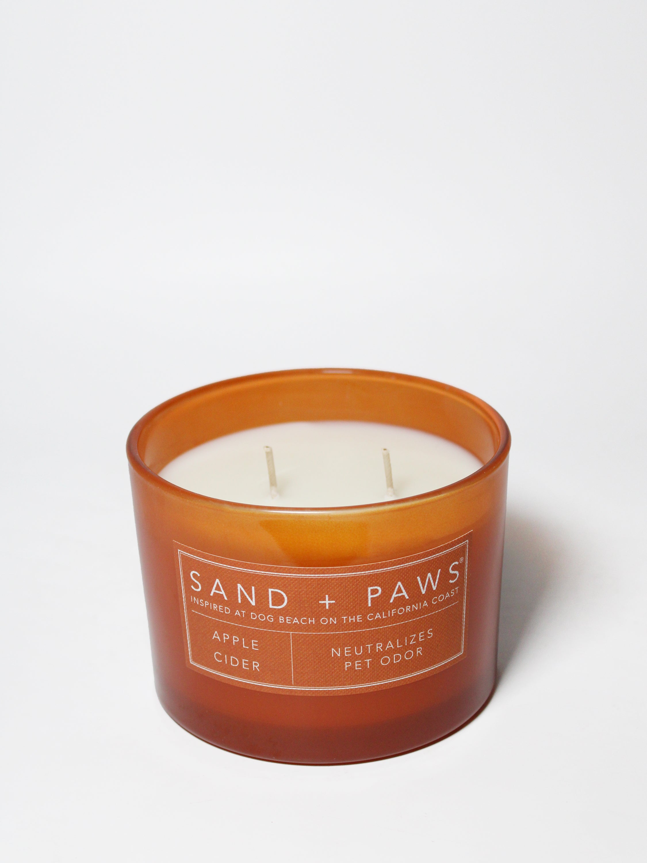Sand + Paws Apple Cider 12 oz scented candle - Fine Fragrance