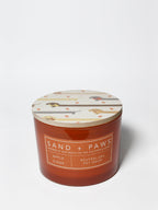 Sand + Paws Apple Cider 12 oz scented candle - Fine Fragrance