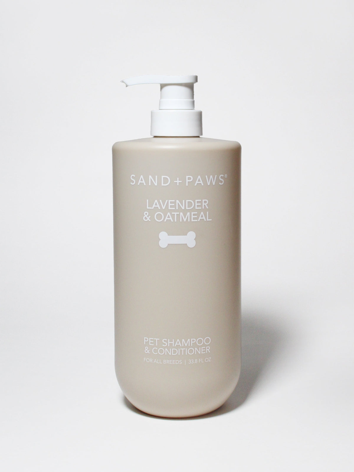 Sand + Paws Pet Shampoo & Conditioner - Lavender & Oatmeal - Moisturizing Care