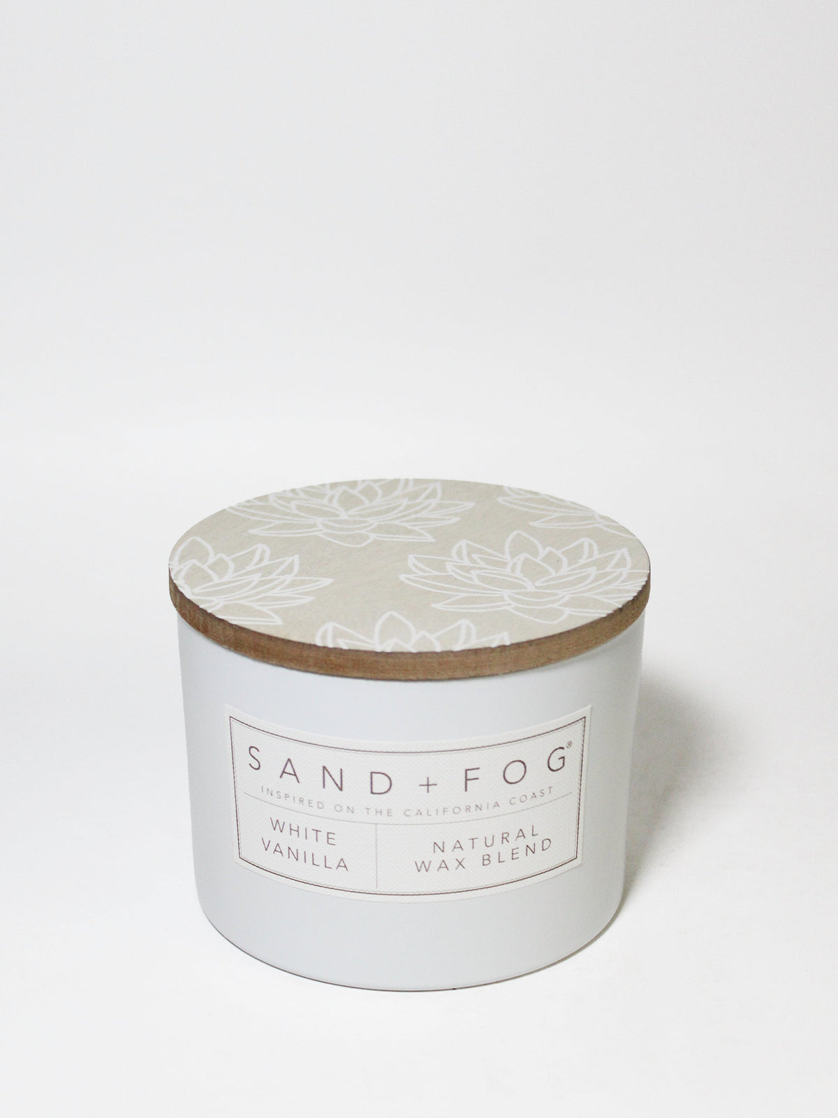 White Vanilla 12 oz scented candle - Home Fragrance