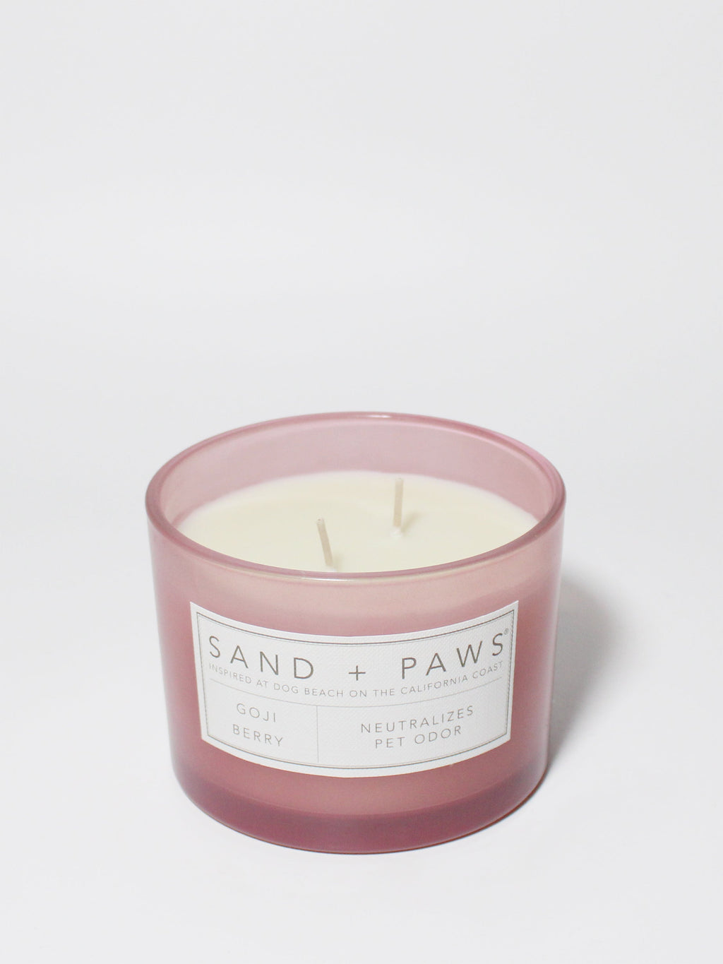 Sand + Paws Goji Berry 12 oz scented candle - Fine Fragrance