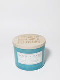 Sand + Paws Golden Citrus 12 oz scented candle - Fine Fragrance