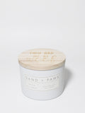 Sand + Paws Lemon & Red Currant 12 oz scented candle - Fine Fragrance
