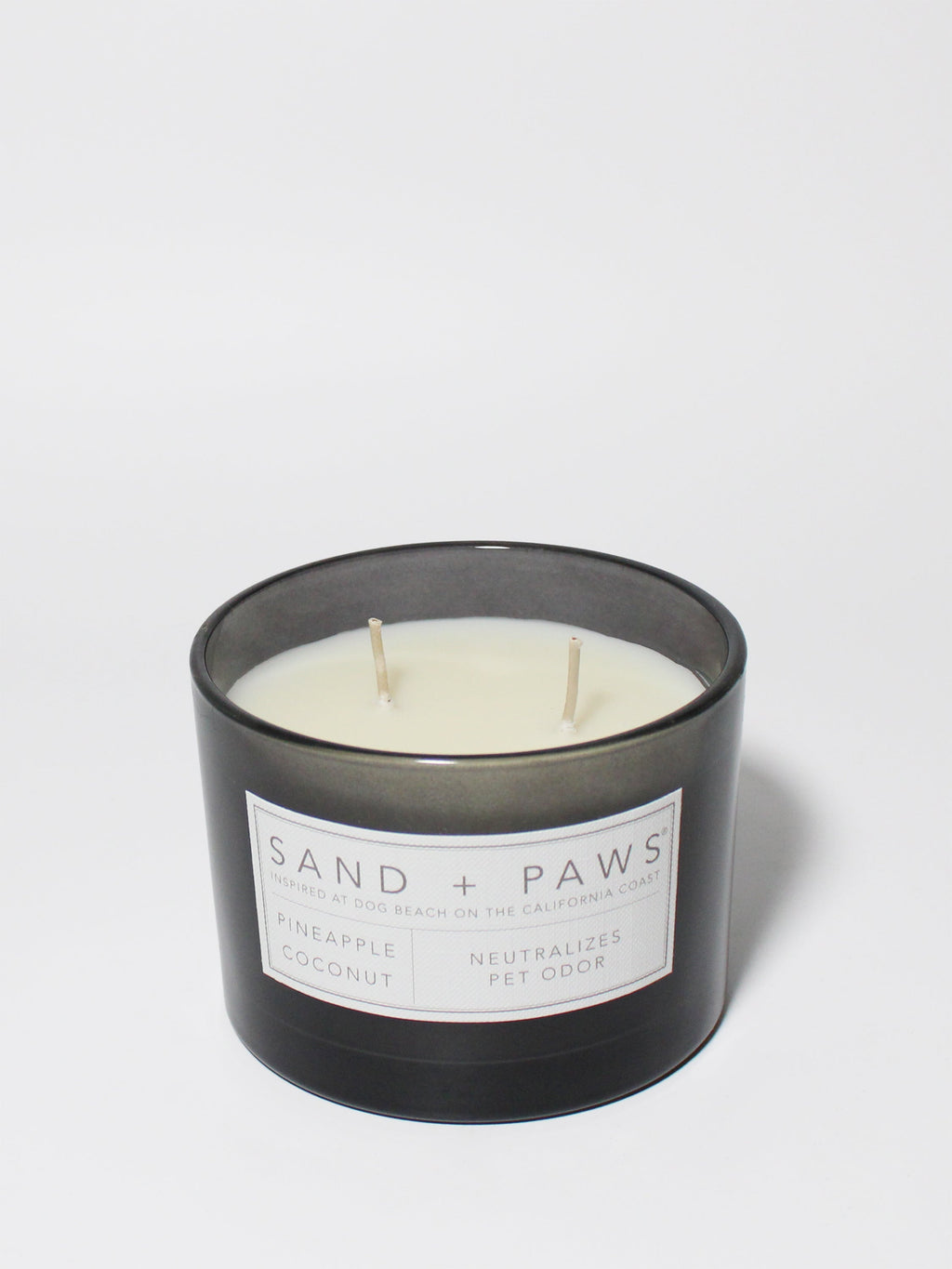 Sand + Paws Pineapple Coconut 12 oz scented candle - Fine Fragrance