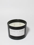 Sand + Paws Teakwood 12 oz scented candle - Fine Fragrance