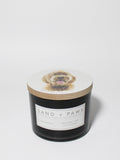 Sand + Paws Teakwood 12 oz scented candle - Fine Fragrance