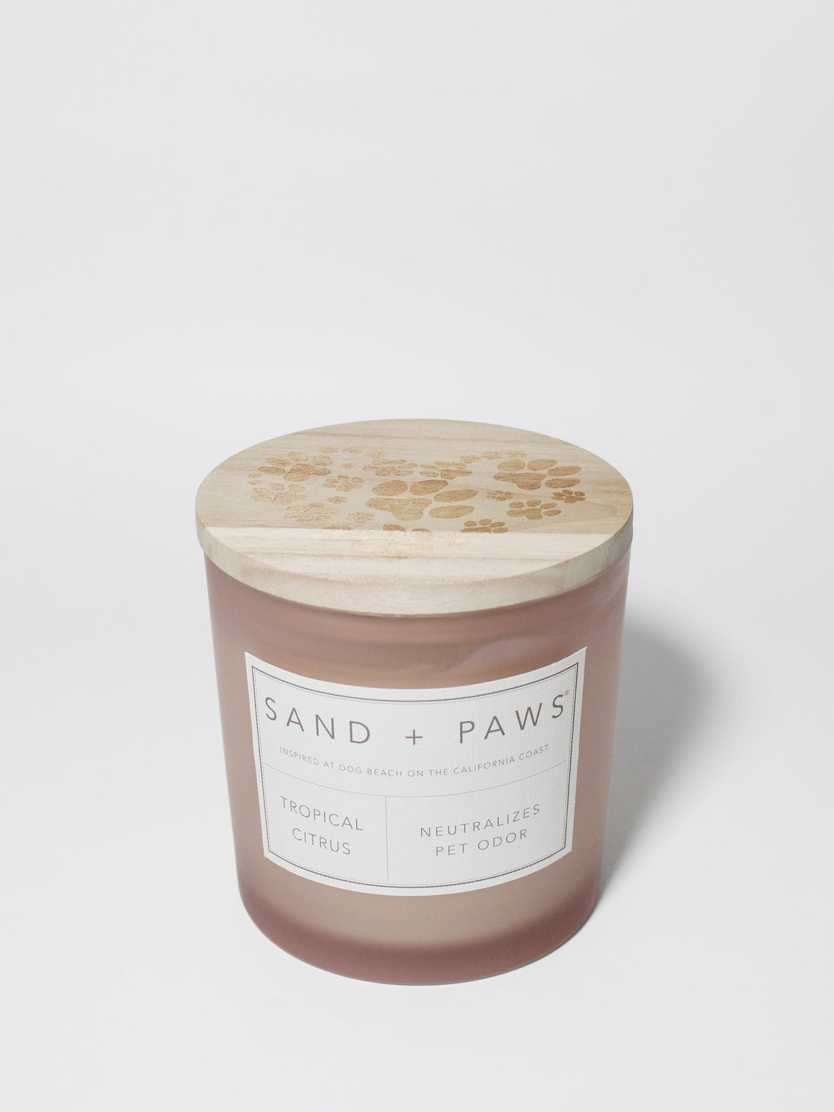 Sand + Paws Tropical Citrus 21 oz scented candle - Fine Fragrance