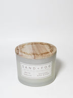 White Vanilla 12 oz scented candle - Home Fragrance