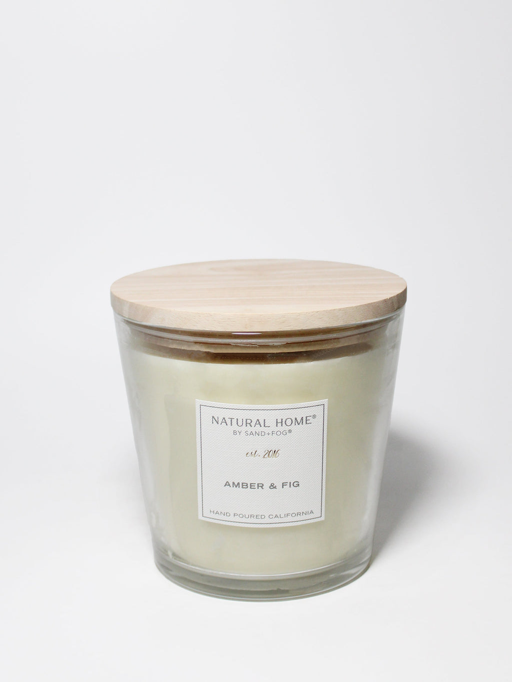 Amber & Fig Natural Home 31 oz scented candle - Fine Fragrance