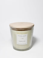 Amber & Fig Natural Home 31 oz scented candle - Fine Fragrance