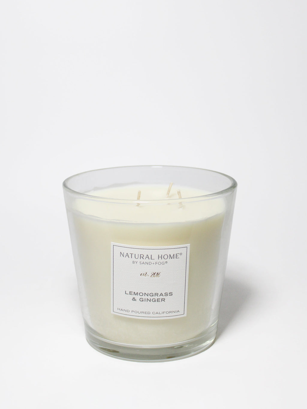 Lemongrass & Ginger Natural Home 31 oz scented candle - Fine Fragrance