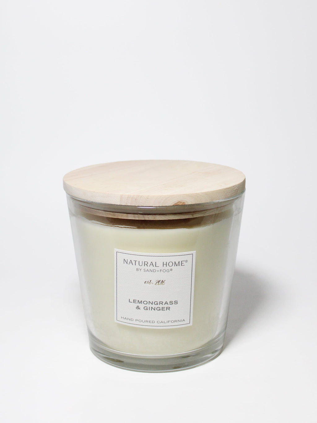 Lemongrass & Ginger Natural Home 31 oz scented candle - Fine Fragrance