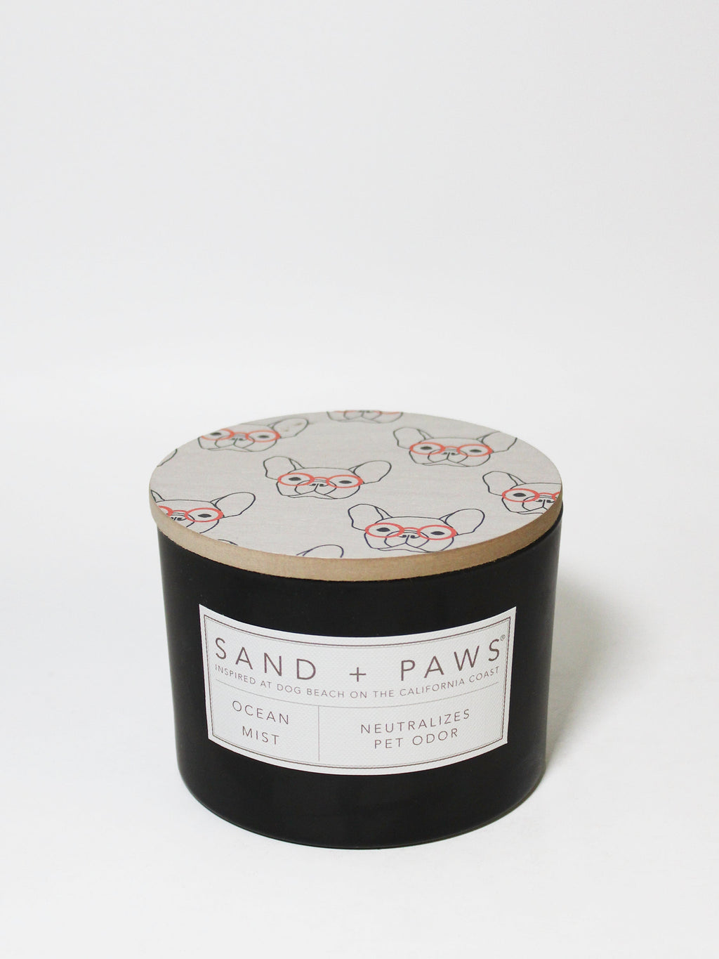 Sand + Paws Ocean Mist 12 oz scented candle - Fine Fragrance