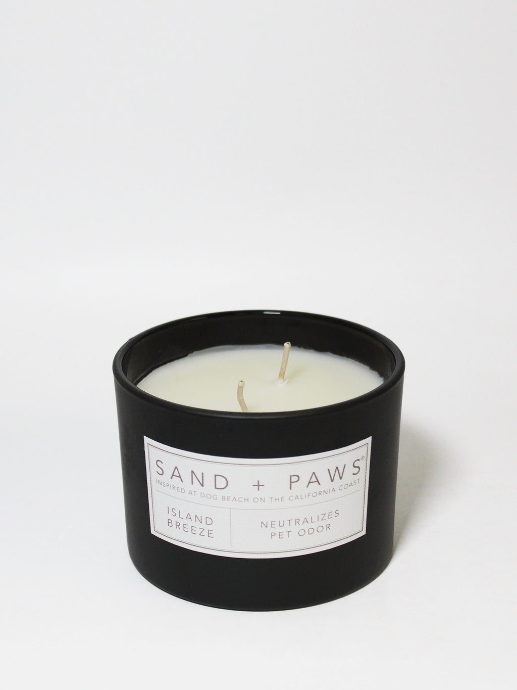 Sand + Paws Island Breeze 12 oz scented candle - Fine Fragrance