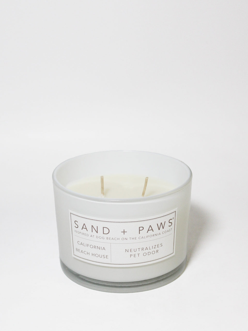 Sand + Paws California Beach House 12 oz scented candle - Fine Fragrance