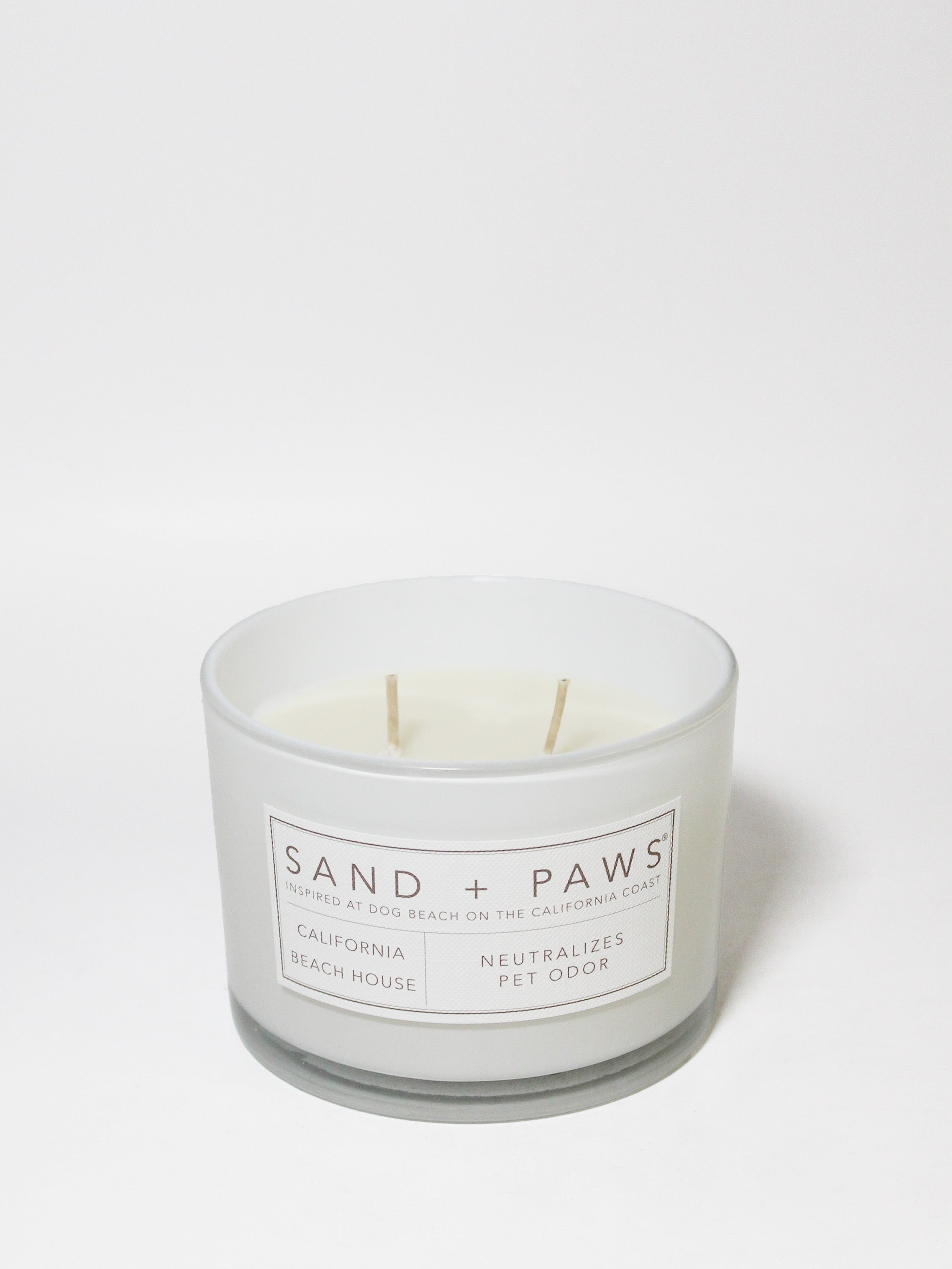 Sand + Paws California Beach House 12 oz scented candle - Fine Fragrance