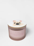 Sand + Paws Vanilla Sandalwood 12 oz scented candle - Fine Fragrance