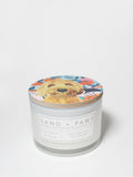 Sand + Paws Coconut & Palm 12 oz scented candle - Fine Fragrance