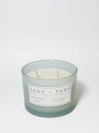 Sand + Paws Eucalyptus Mint 12 oz scented candle - Fine Fragrance