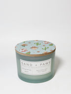 Sand + Paws Eucalyptus Mint 12 oz scented candle - Fine Fragrance