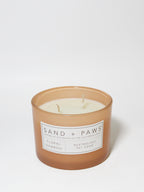 Sand + Paws Floral Bamboo 12 oz scented candle - Fine Fragrance