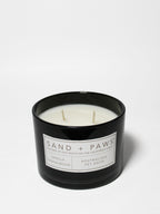 Sand + Paws Vanilla Sandalwood 12 oz scented candle - Fine Fragrance