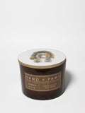 Sand + Paws Amber & Fig 12 oz scented candle - Fine Fragrance