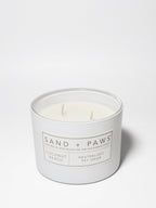 Sand + Paws Coconut Beach 12 oz scented candle - Fine Fragrance