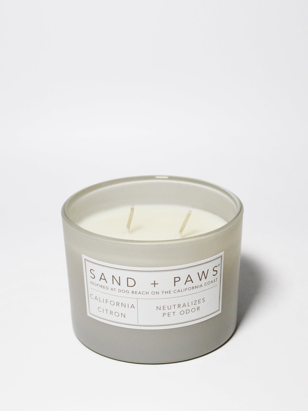 Sand + Paws California Citron 12 oz scented candle - Fine Fragrance