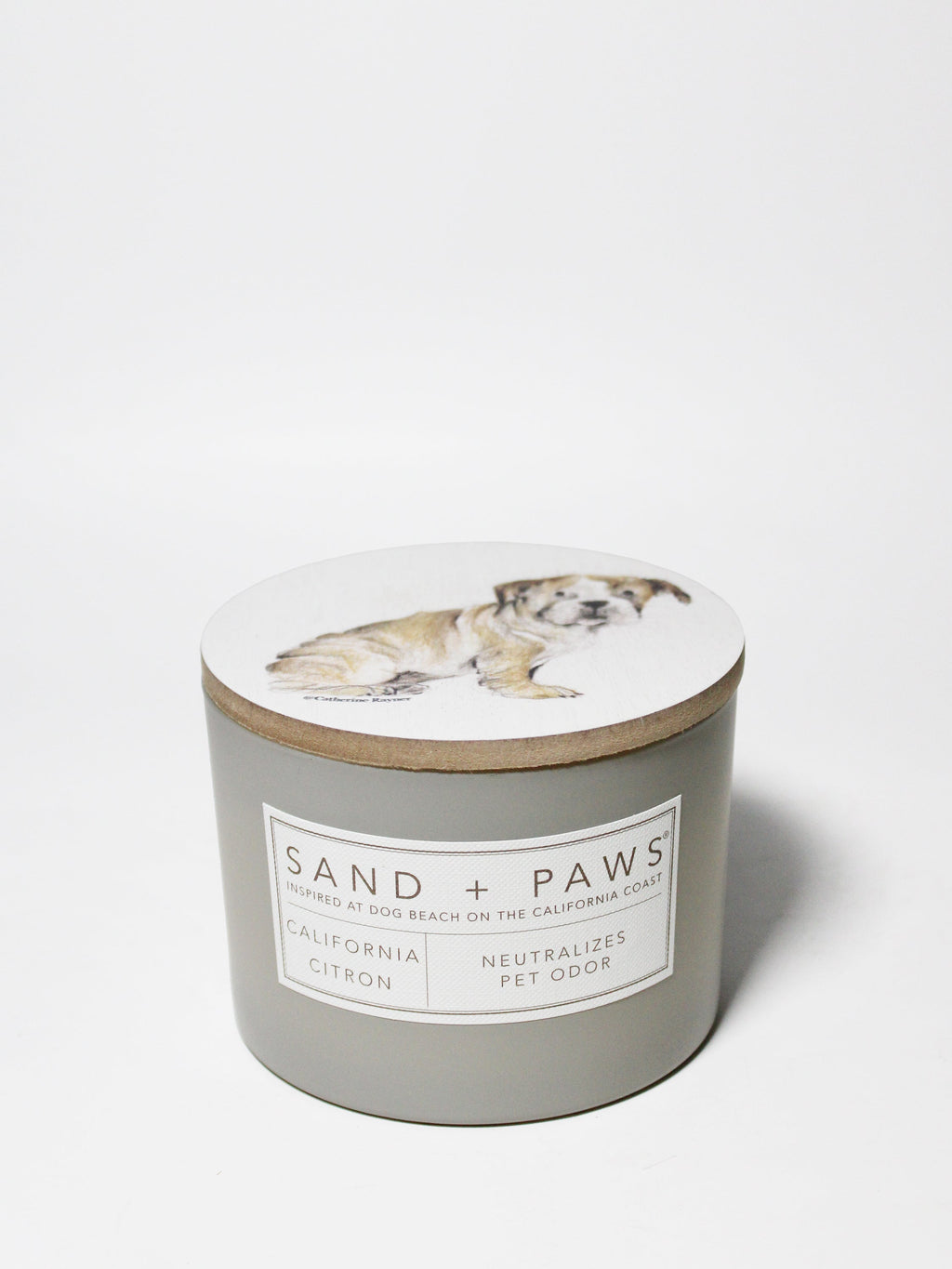 Sand + Paws California Citron 12 oz scented candle - Fine Fragrance