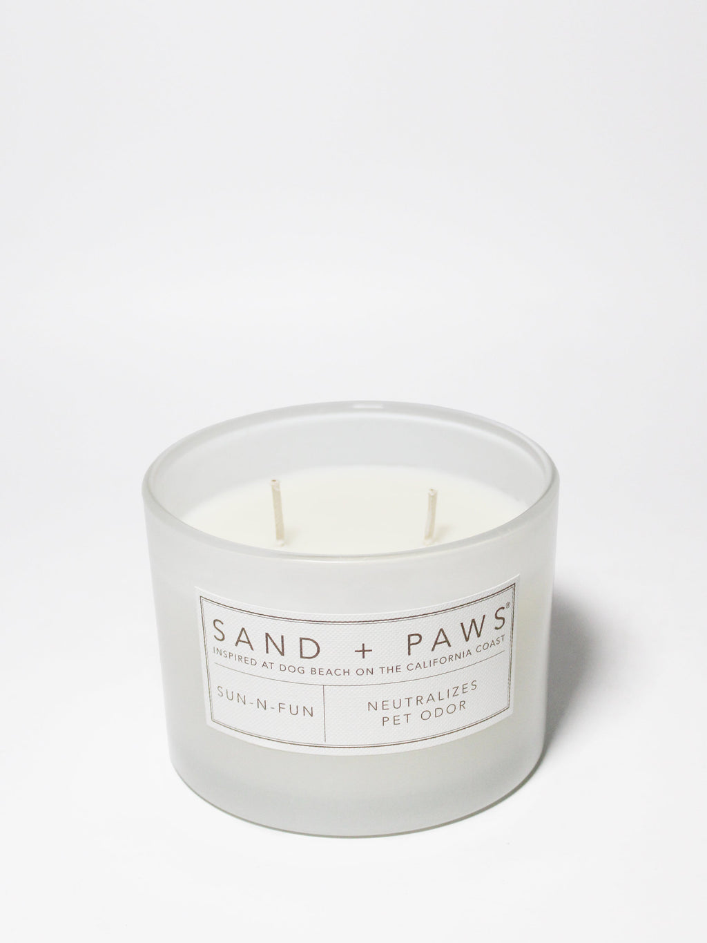 Sand + Paws Sun-n-Fun 12 oz scented candle - Fine Fragrance