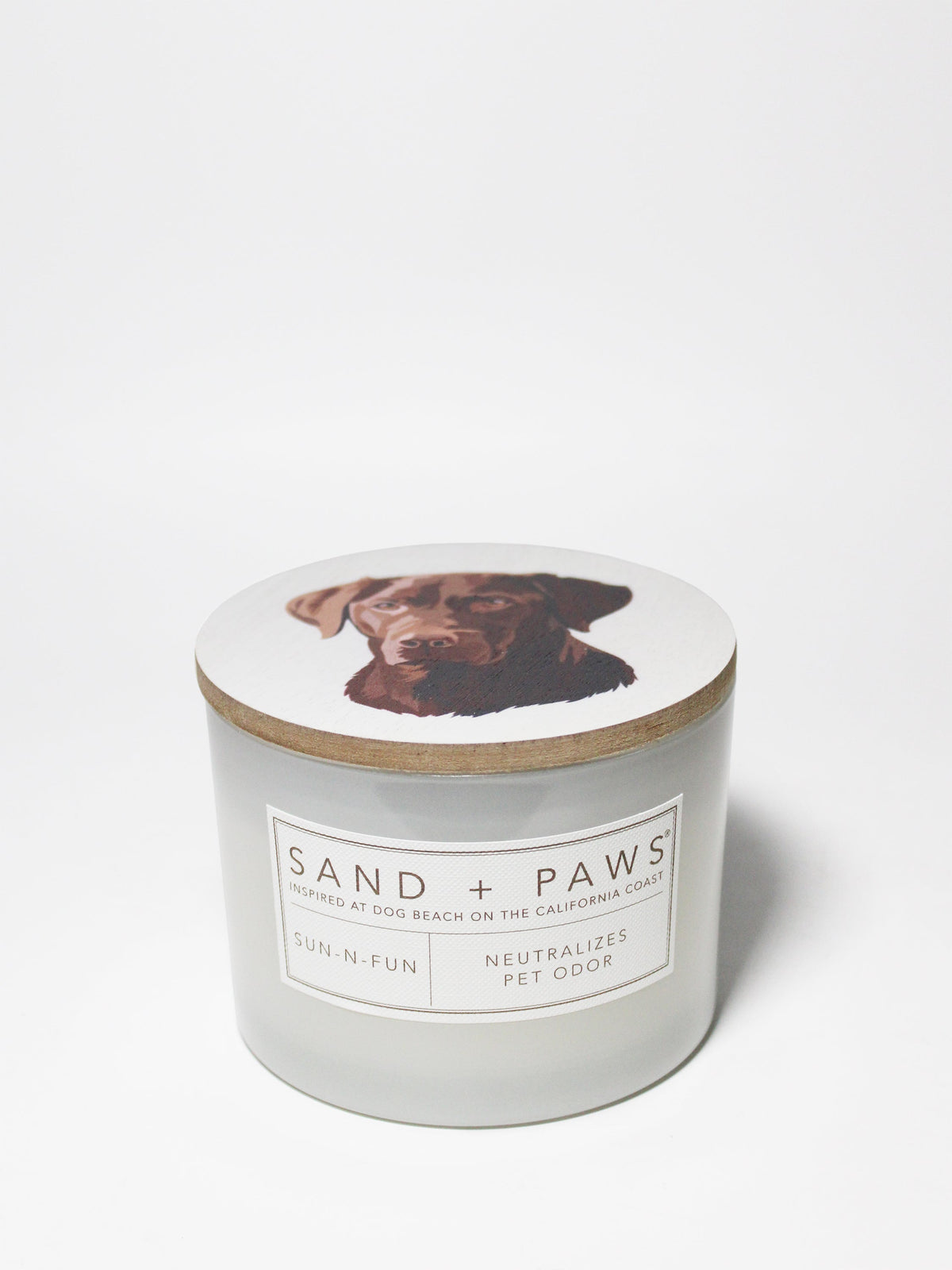 Sand + Paws Sun-n-Fun 12 oz scented candle - Fine Fragrance